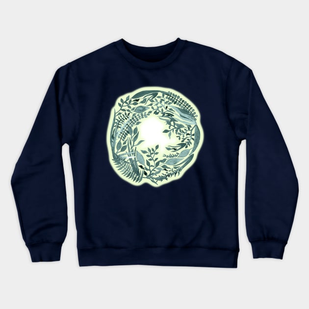 Leaf Wreath Crewneck Sweatshirt by PerrinLeFeuvre